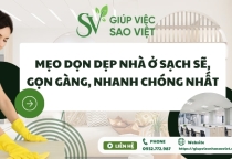 Dọn dẹp nhà mới xây sao cho vừa nhanh lại vừa sạch? Dọn dẹp nhà mới xây sao cho vừa nhanh lại vừa sạch?