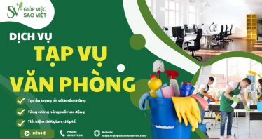 Dịch vụ tạp vụ văn phòng chuyên nghiệp 