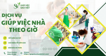 Dịch vụ giúp việc nhà theo giờ Sao Việt